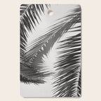 Tropical Palms Shadow Black And White Photography - Summer Photo Art Print -  Film Nature Holiday Paradise Photograph - Photographs Cutting Board Gallery Image 1