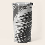 Tropical Palms Shadow Black And White Photography - Summer Photo Art Print -  Film Nature Holiday Paradise Photograph - Photographs Travel Mug Gallery Image 2