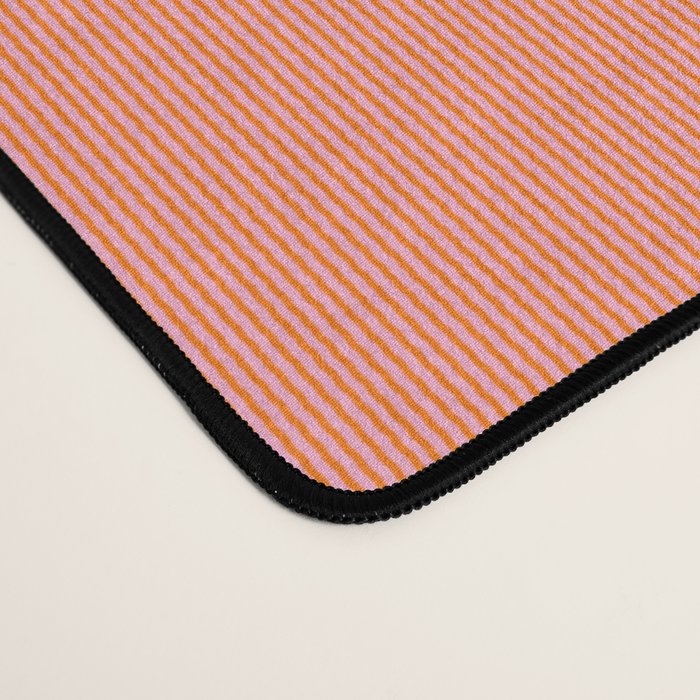 Diamond Quilted Plaid pattern red and pink Desk Mat Gallery Image 4