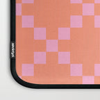 Diamond Quilted Plaid pattern red and pink Laptop Sleeve Gallery Image 3