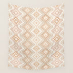 Southern Western Boho Geo  Americana Rug  ivory soft pink Wall Tapestry Gallery Image 4