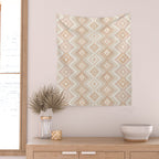 Southern Western Boho Geo  Americana Rug  ivory soft pink Wall Tapestry Gallery Image 2