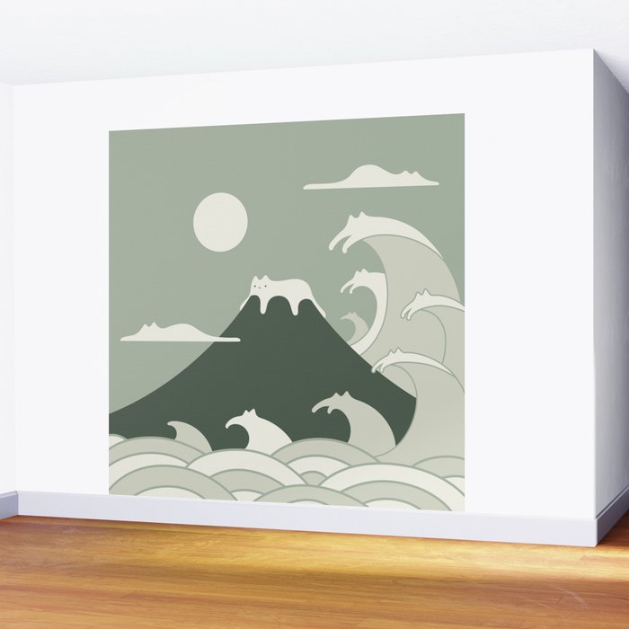 Cat Landscape 108 Wall Mural Gallery Image 2