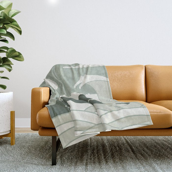 Cat Landscape 108 Throw Blanket Gallery Image 1