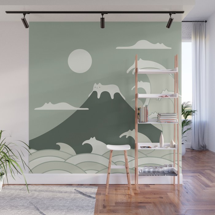 Cat Landscape 108 Wall Mural Gallery Image 1