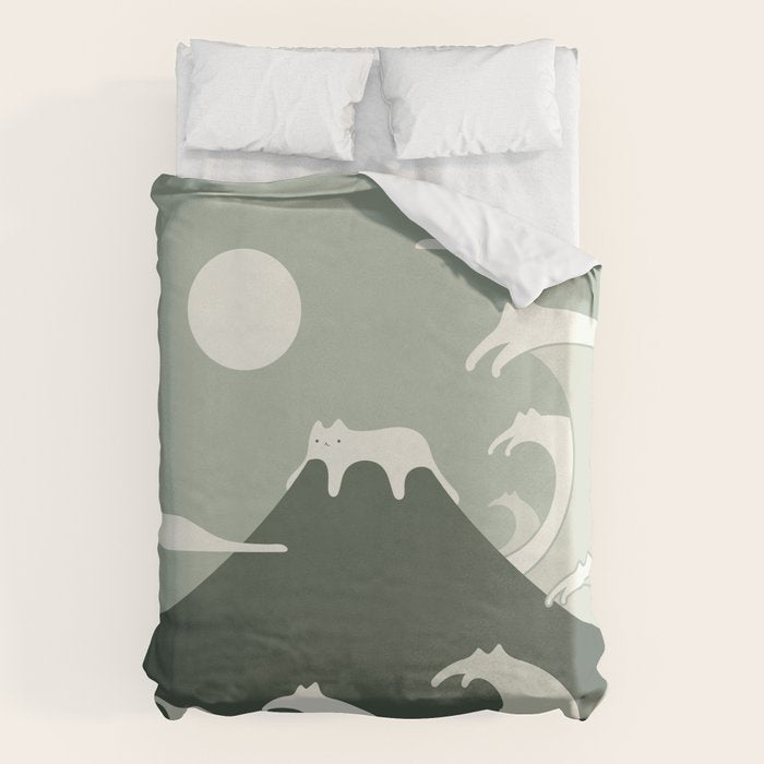 Cat Landscape 108 Duvet Cover Gallery Image 1