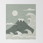 Cat Landscape 108 Throw Blanket Gallery Image 2