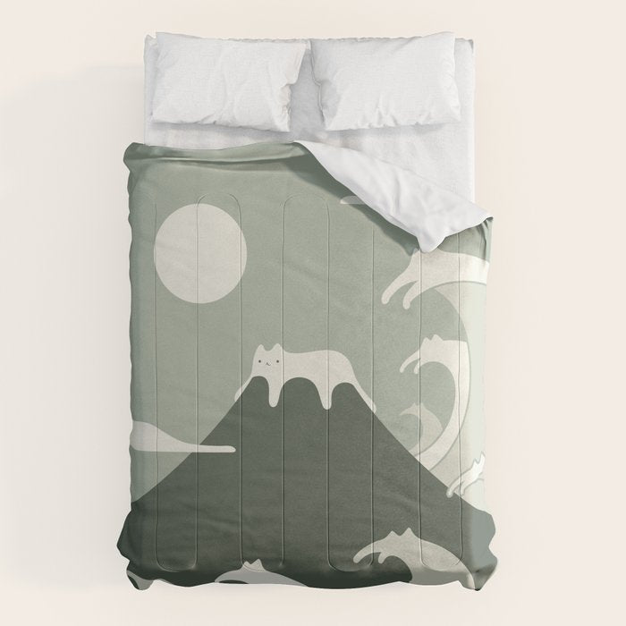 Cat Landscape 108 Comforter Gallery Image 1