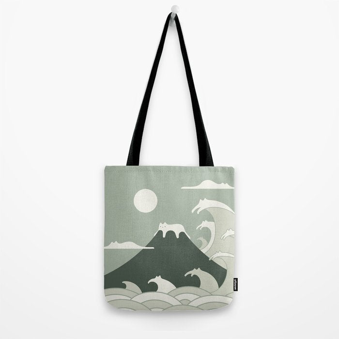 Cat Landscape 108 Tote Bag Gallery Image 2