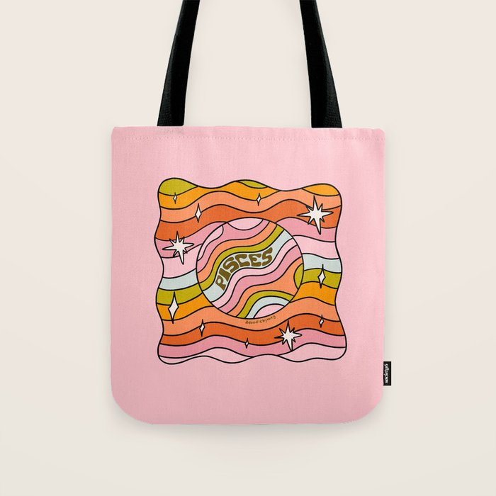 Pisces Planet Tote Bag Gallery Image 1