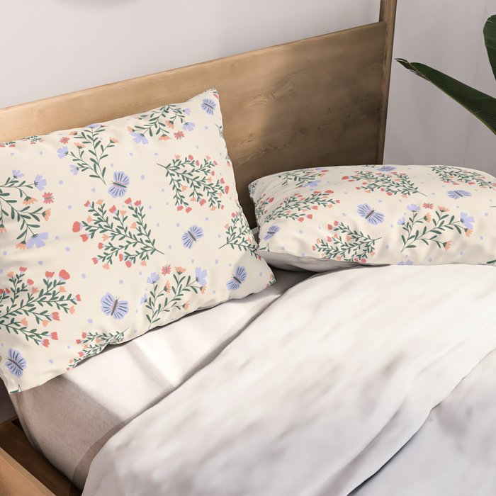 Sweet Floral Pillow Sham Gallery Image 2