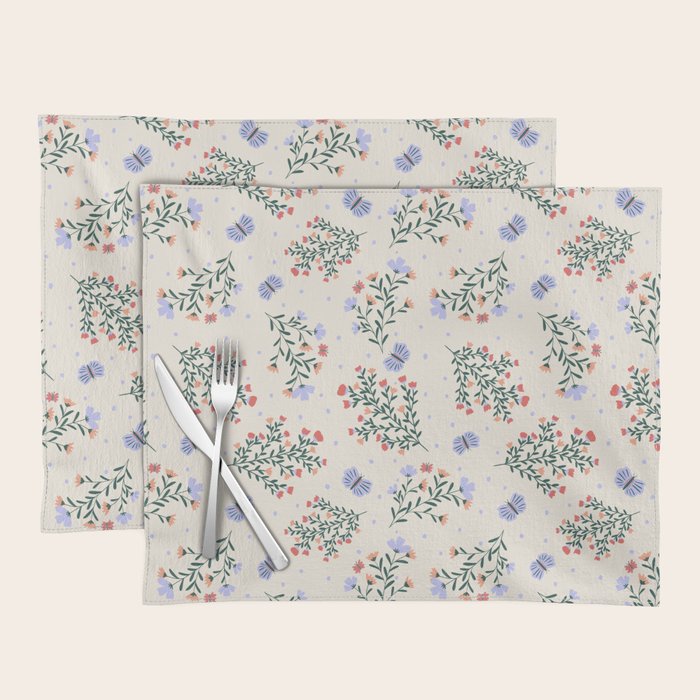 Sweet Floral Placemat Gallery Image 1