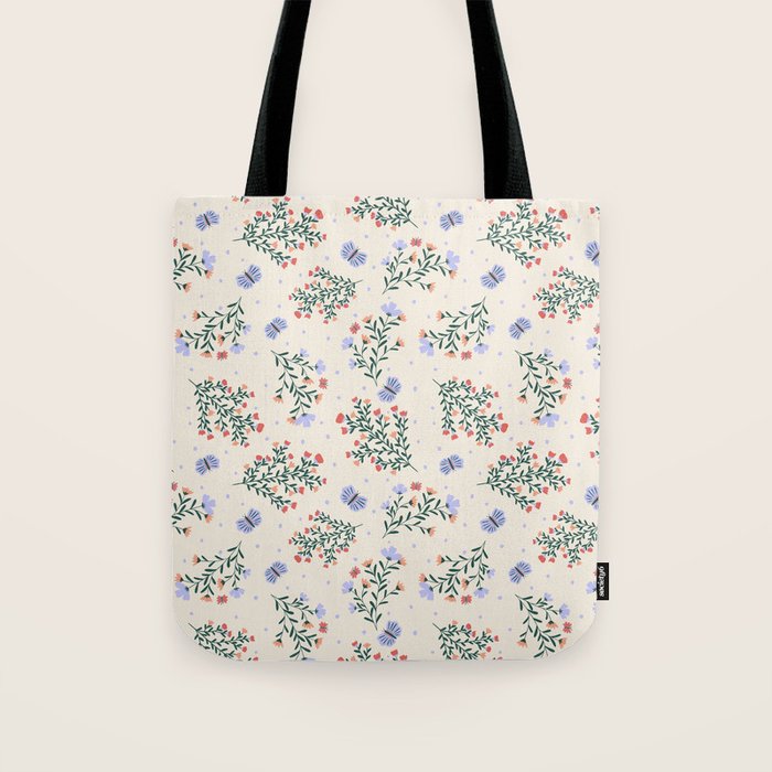 Sweet Floral Tote Bag Gallery Image 1