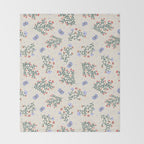 Sweet Floral Throw Blanket Gallery Image 2
