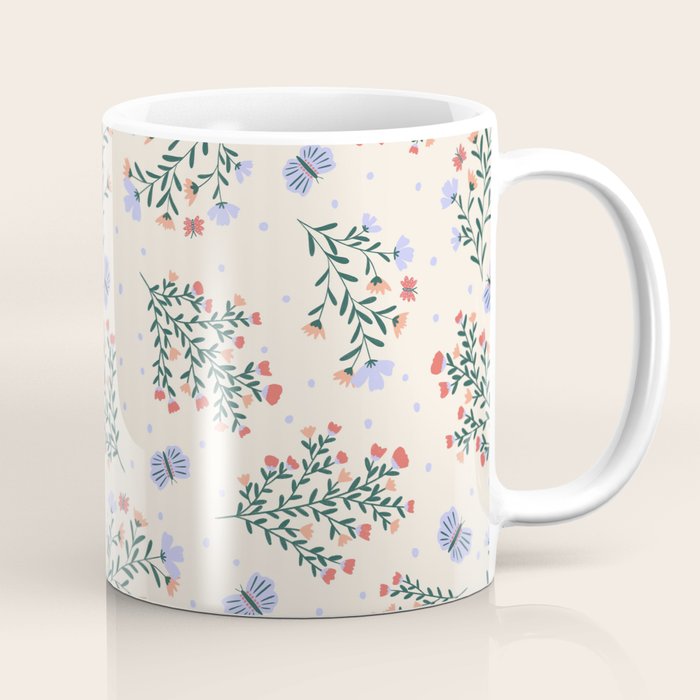 Sweet Floral Coffee Mug Gallery Image 1