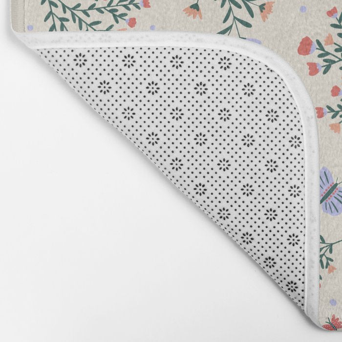 Sweet Floral Bath Mat Gallery Image 2