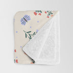Sweet Floral Throw Blanket Gallery Image 3