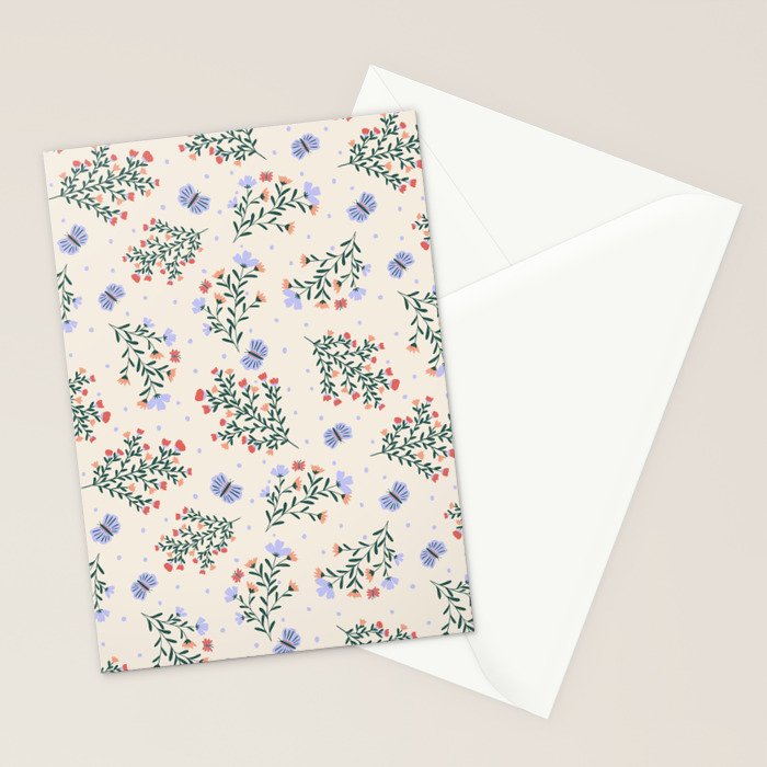 Sweet Floral Stationery Card Gallery Image 2