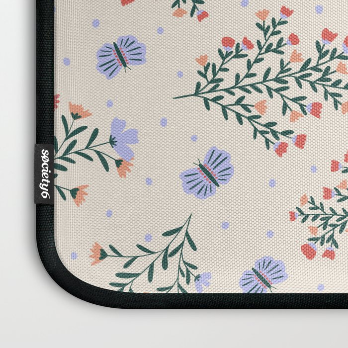 Sweet Floral Laptop Sleeve Gallery Image 3