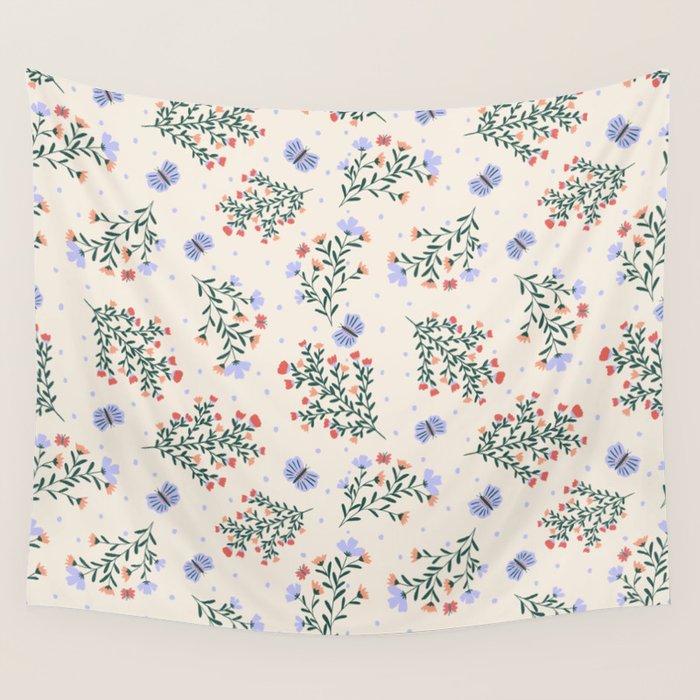 Sweet Floral Wall Tapestry Gallery Image 4
