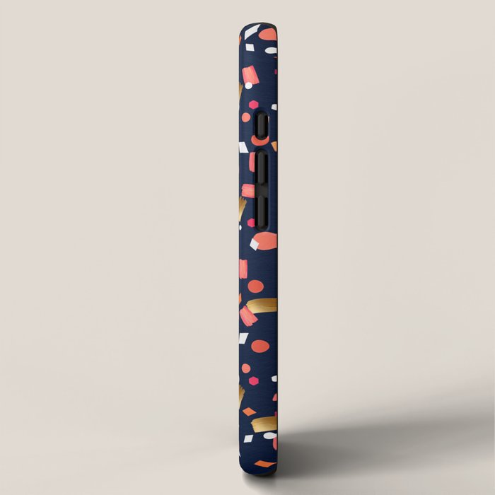 Cue the Confetti - Navy Palette iPhone Case Gallery Image 2
