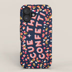 Cue the Confetti - Navy Palette iPhone Case Gallery Image 1