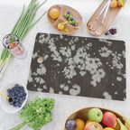 Evening Daisies x flower photograph black and white botanical Cutting Board Gallery Image 2