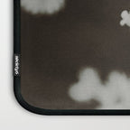 Evening Daisies x flower photograph black and white botanical Laptop Sleeve Gallery Image 3
