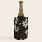 Evening Daisies x flower photograph black and white botanical Wine Chiller Gallery Image 2