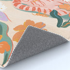 Pink Tiger in Wild Garden  Rug Gallery Image 4