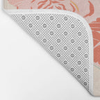 Pink Tiger in Wild Garden  Bath Mat Gallery Image 2