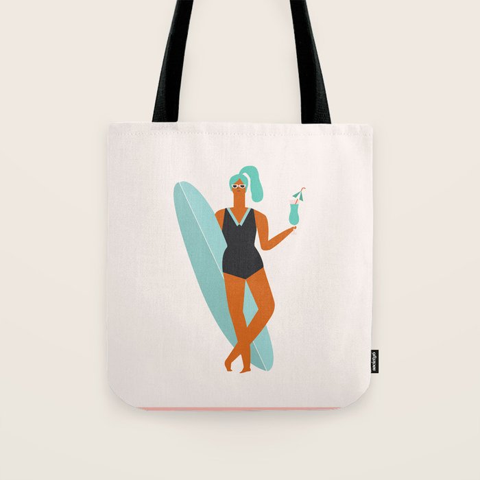 Beach girl Tote Bag Gallery Image 1