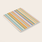 Classic Stripes VI - Vintage Pastel Notebook Gallery Image 3