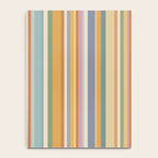 Classic Stripes VI - Vintage Pastel Notebook Gallery Image 4