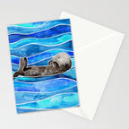 Sea Otter Stationery Card Gallery Image 2