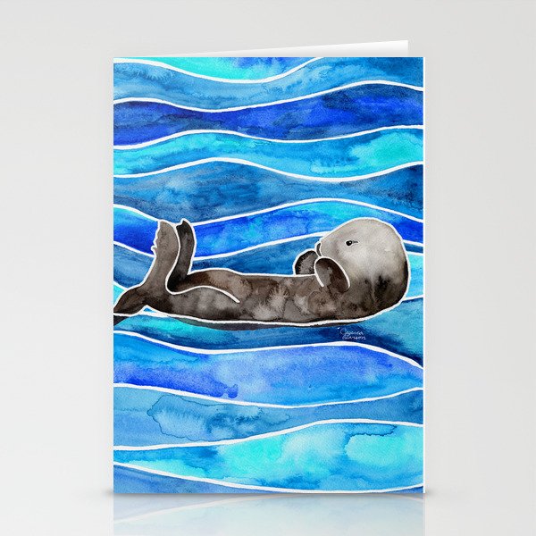 Sea Otter Stationery Card Gallery Image 1