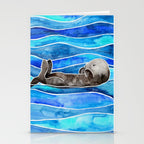 Sea Otter Stationery Card Gallery Image 2