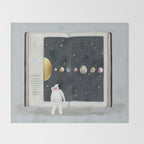 the big book of stars Throw Blanket Gallery Image 2