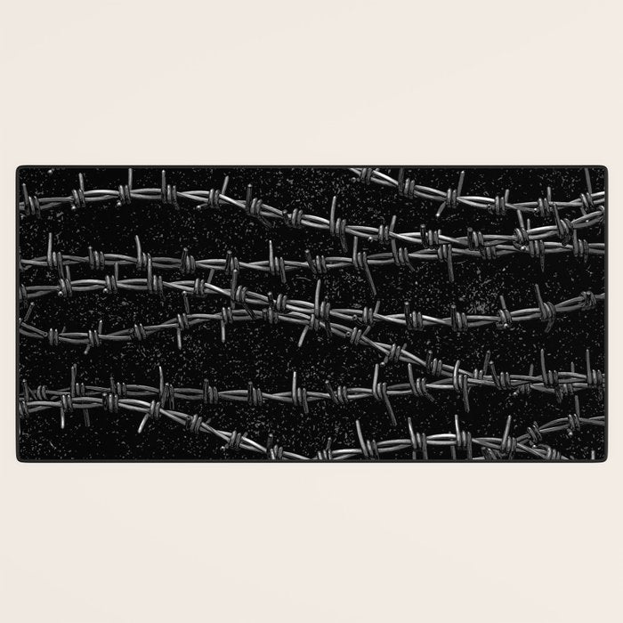 Bouquets of Barbed Wire Desk Mat Gallery Image 3