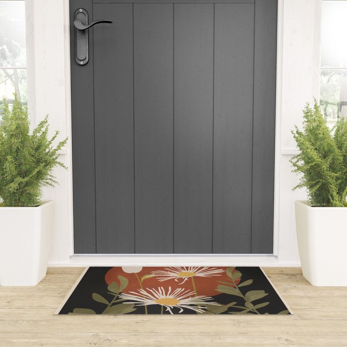 Abstract Florals 4 Welcome Mat Gallery Image 3