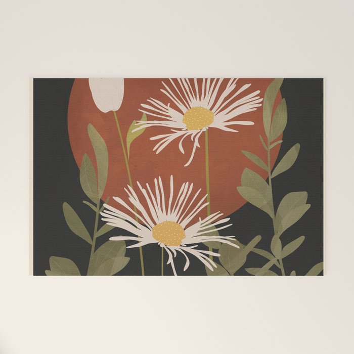 Abstract Florals 4 Welcome Mat Gallery Image 1