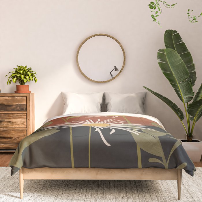 Abstract Florals 4 Comforter Gallery Image 3