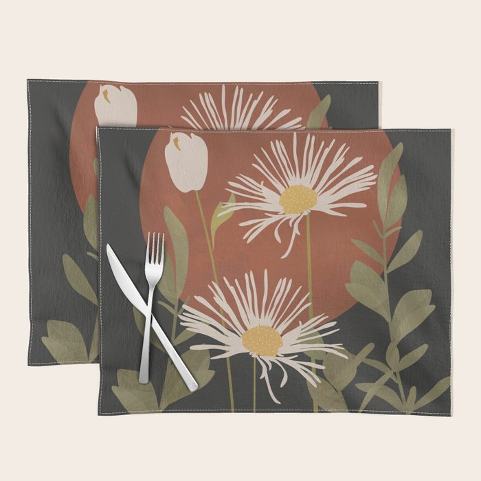 Abstract Florals 4 Placemat Gallery Image 1