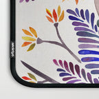Happy Sloth - Tropical Indigo Leaves Laptop Sleeve Gallery Image 3