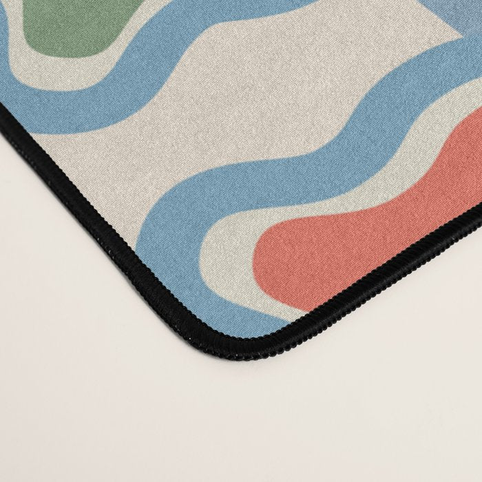 Colorful Geometric Block Grid Desk Mat Gallery Image 4