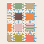 Colorful Geometric Block Grid Notebook Gallery Image 4