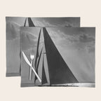 America's Cup Sailing Yacht Races - The Vanitie Newport, Rhode Island black and white photography - photographs Placemat Gallery Image 1