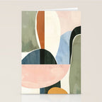Soft Modern Abstract Shapes I Stationery Card Gallery Image 2