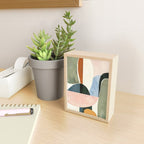 Soft Modern Abstract Shapes I Mini Art Print Gallery Image 2