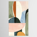 Soft Modern Abstract Shapes I Tablecloth Gallery Image 2